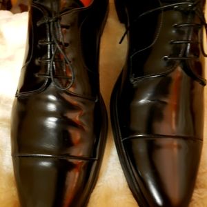 Prada brushed leather shoes